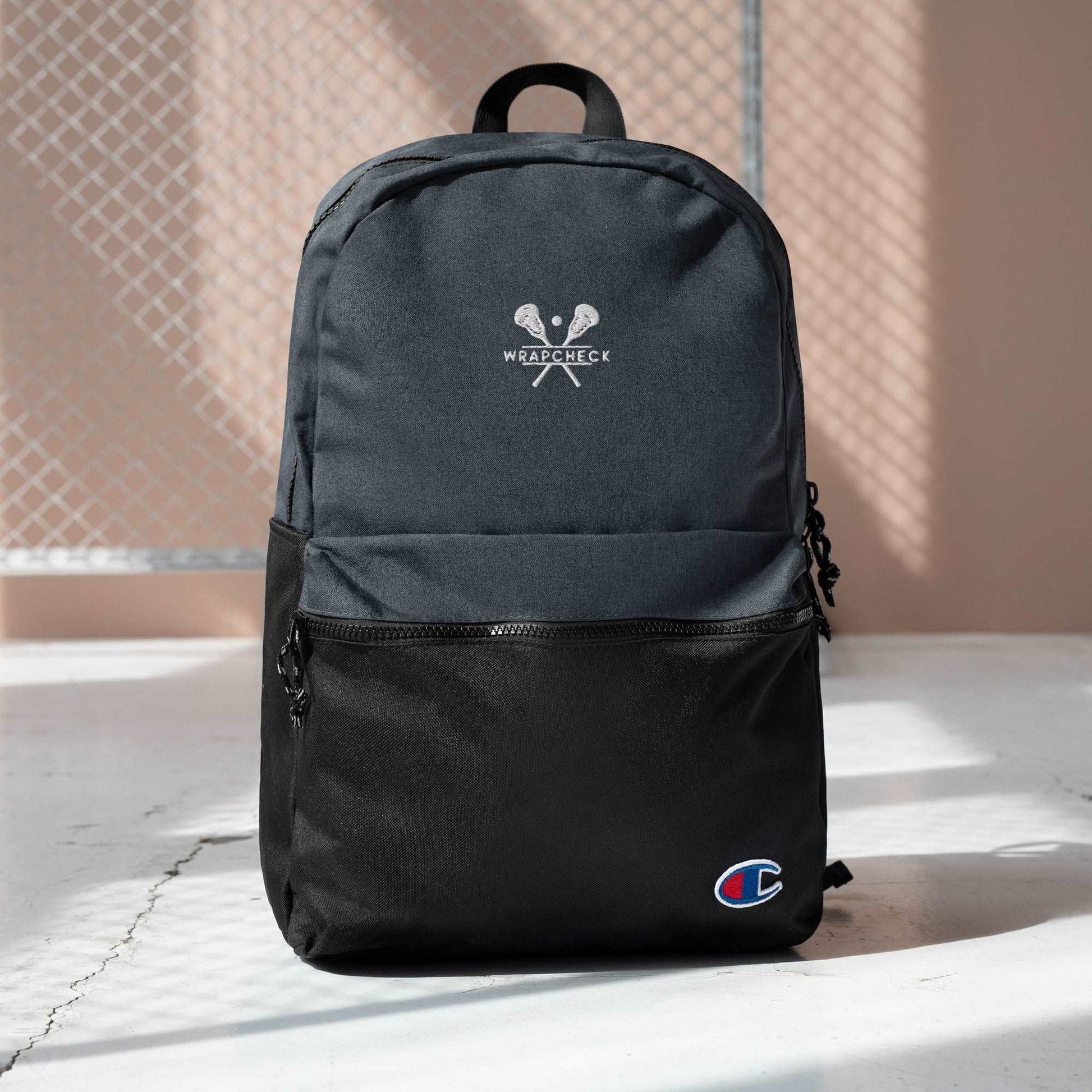 Embroidered WrapCheck Lacrosse Backpack