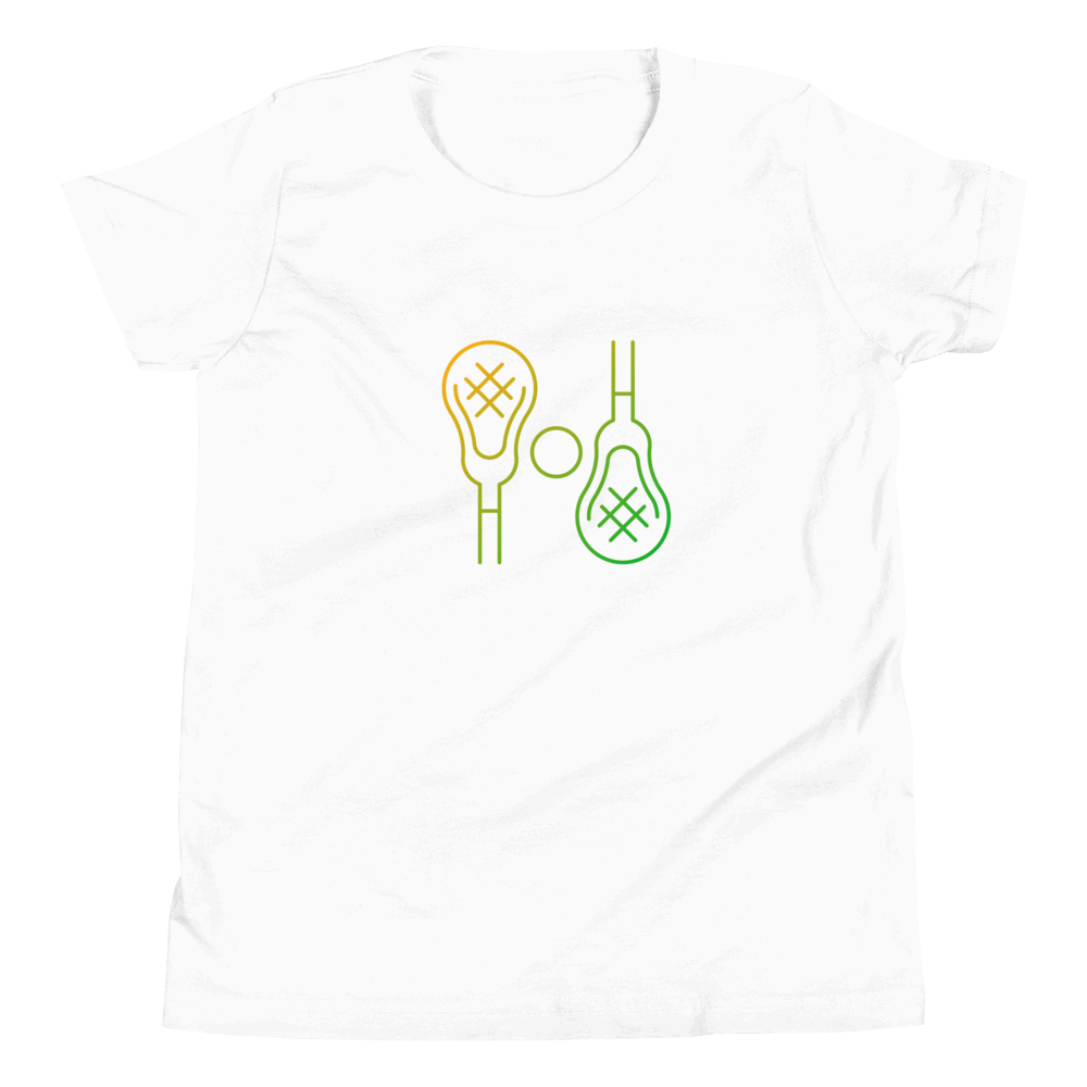 youth short sleeve graphic lacrosse sticks