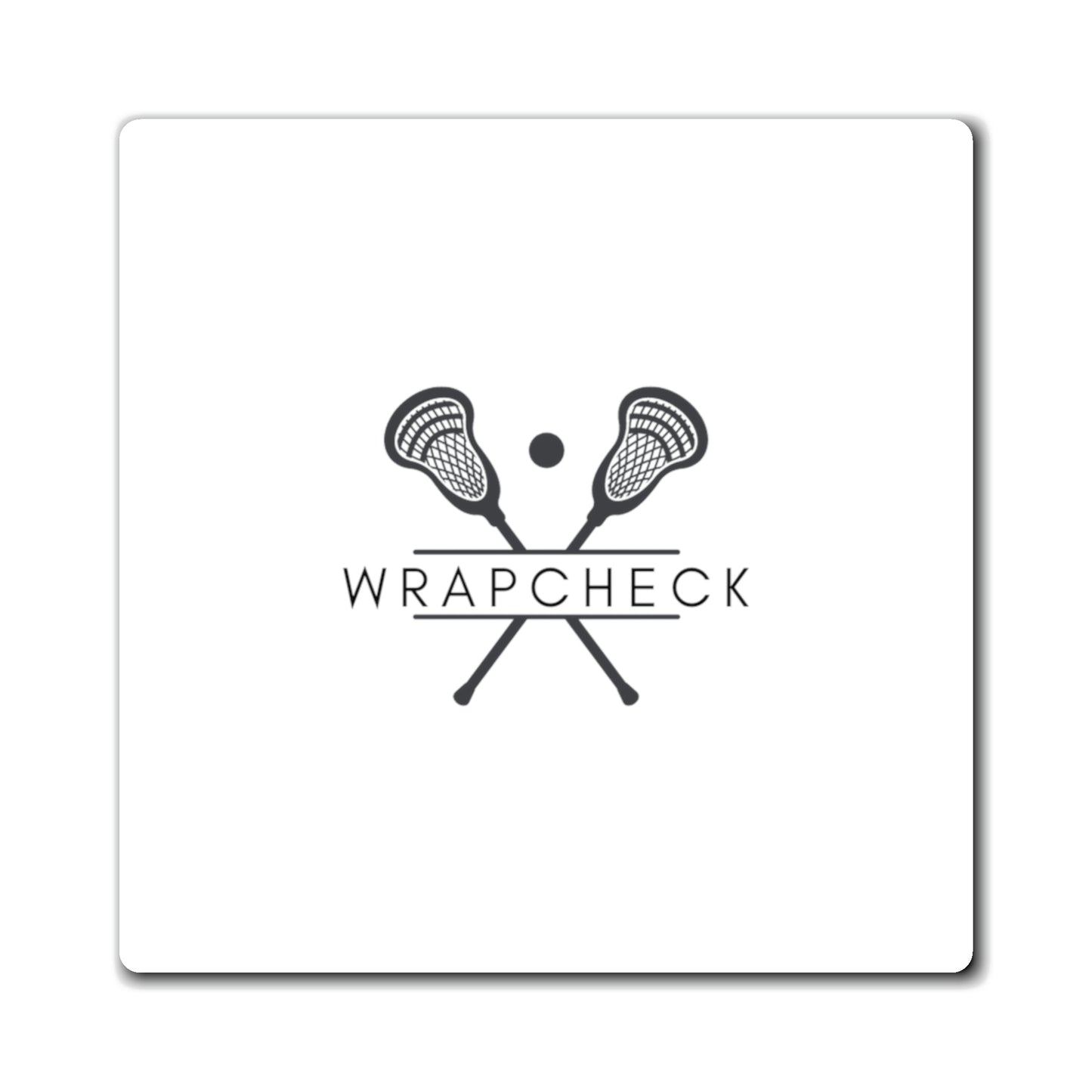 WrapCheck Lacrosse Magnet